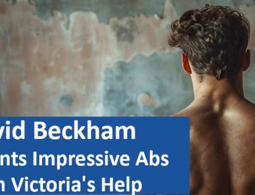 David Beckham Flaunts Impressive Abs With Victoria’s Help