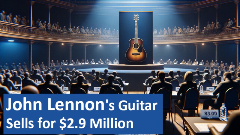 John Lennon's Guitar Sells for $2.9 Million