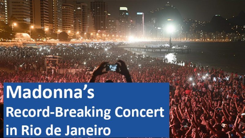 Madonna’s Record-Breaking Concert in Rio de Janeiro
