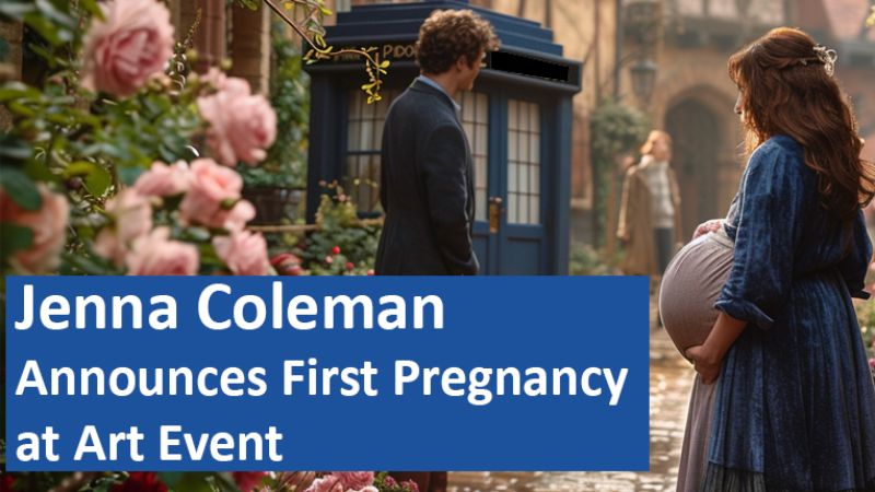 Jenna Coleman Announces First Pregnancy at Art Event