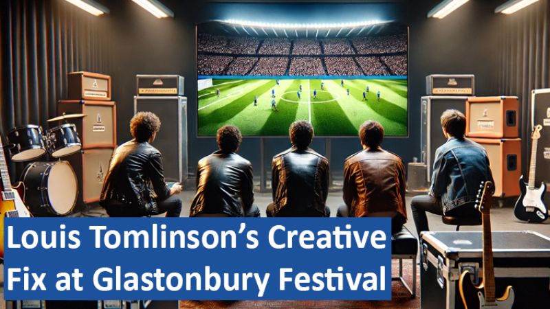 Louis Tomlinson’s Creative Fix at Glastonbury Festival