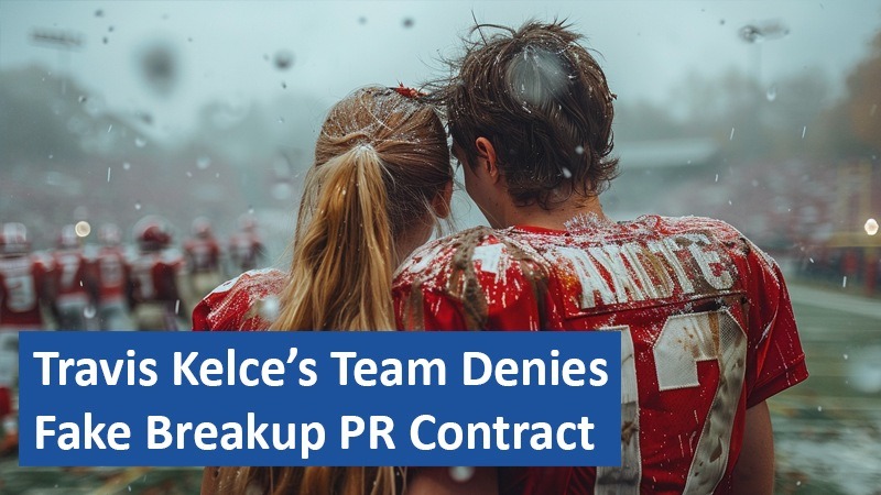 Travis Kelce’s Team Denies Fake Breakup PR Contract
