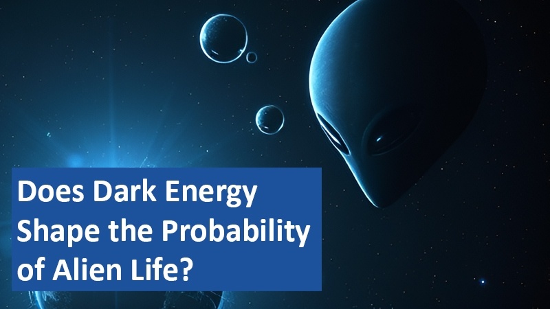 Does Dark Energy Shape the Probability of Alien Life?